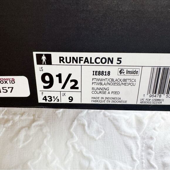 adidas Runfalcon 5 Men\'s Running Shoes size 9.5 New main image 6